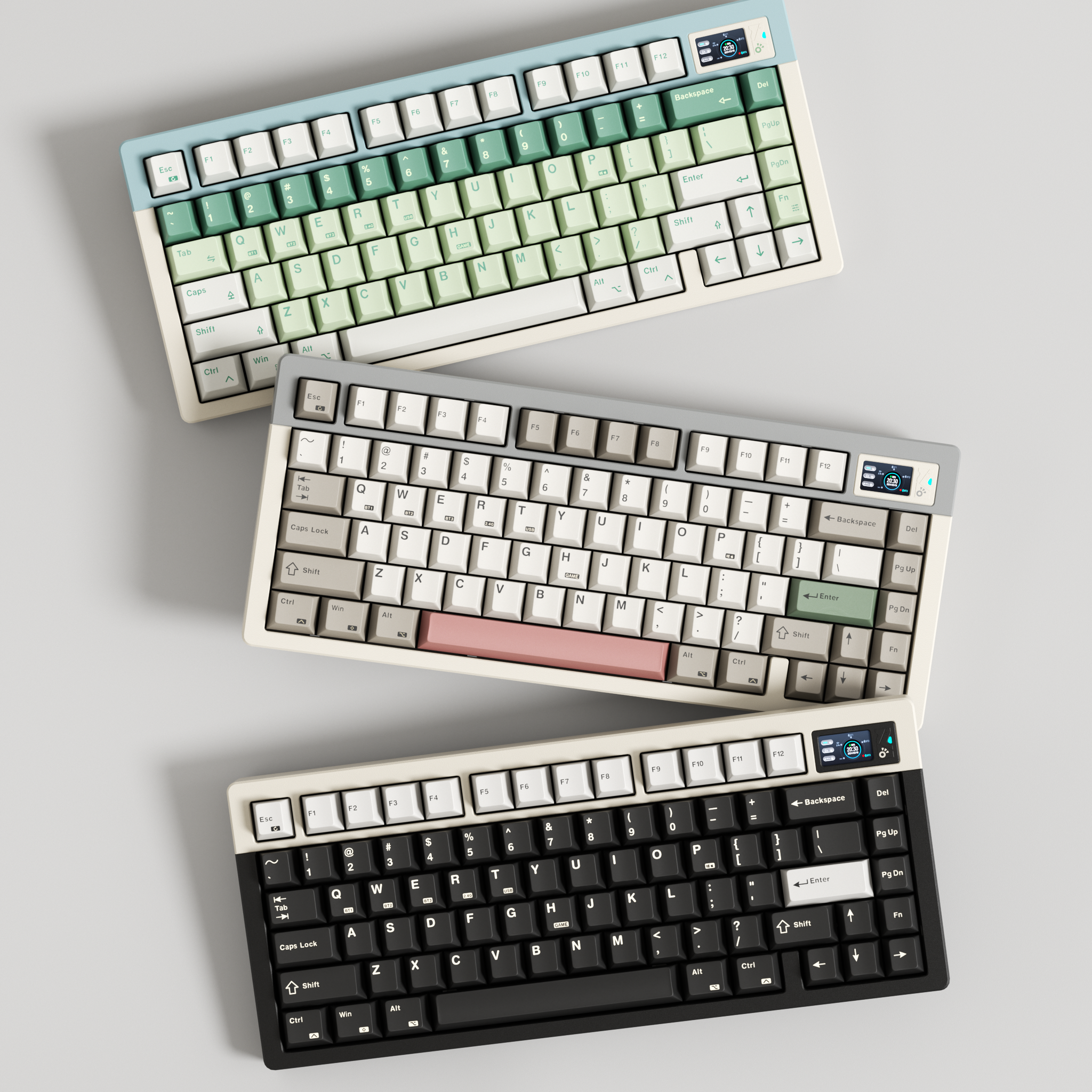 LUMINO75 75% Layout Hot-swappable Custom Mechanical Keyboard