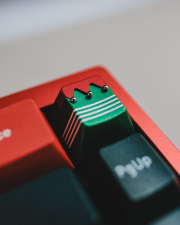 Christmas Aluminum Artisan Keycaps-Christmas Tree, Santa, Snowman